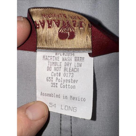 Vintage Para Suit Gray Belted Full ZIp Jumpsuit Short Sleeve Mens 54 Long - Picture 15 of 15